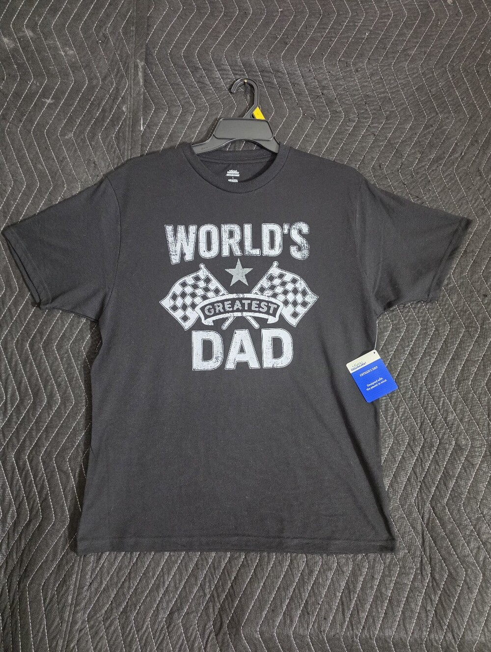 World's Greatest Dad Graphic Tee - Black